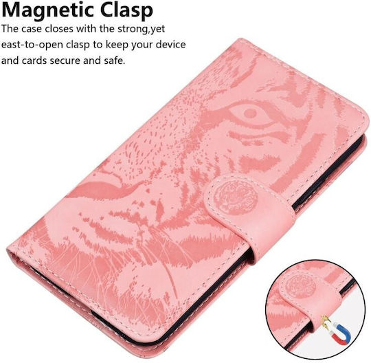 Tiger Pattern Wallet Ροζ (TCL 405)