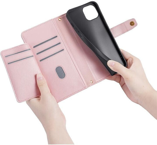 Zipper Wallet Ροζ (TCL 405)