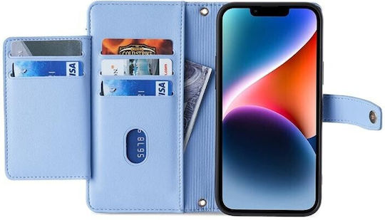 Zipper Wallet Μπλε (TCL 405)