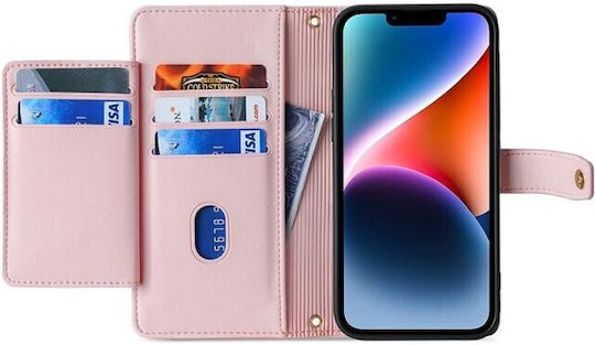 Zipper Wallet Ροζ (TCL 405)
