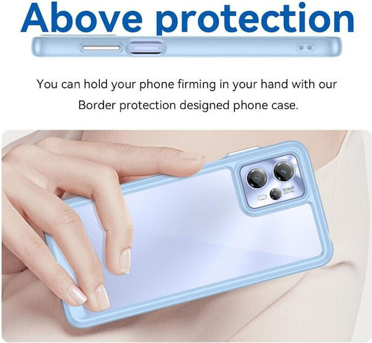 Colorful Series Back Cover Silicone Blue (Moto G13)