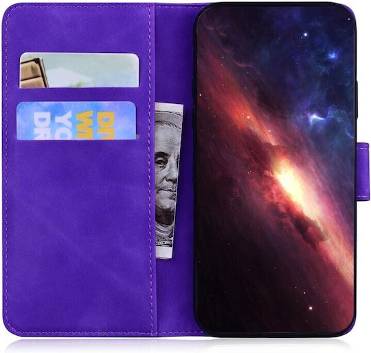 Tiger Pattern Wallet Μωβ (TCL 405)