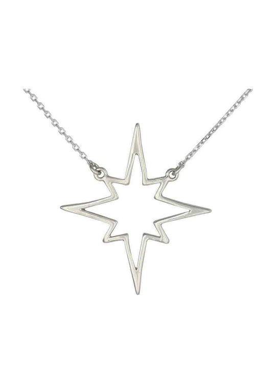 SilverBrand.gr Charm mit Design Stern aus Silber