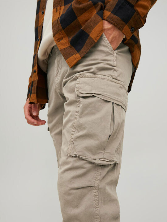 Trousers Cargo Elastic Brown