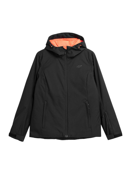 4F Women's Ski & Snowboard Jacket Black 4FAW23TJACF120-21S