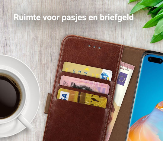 Rosso Element Pu Портмоне Изкуствена кожа Кафяв (Huawei P40 Pro)