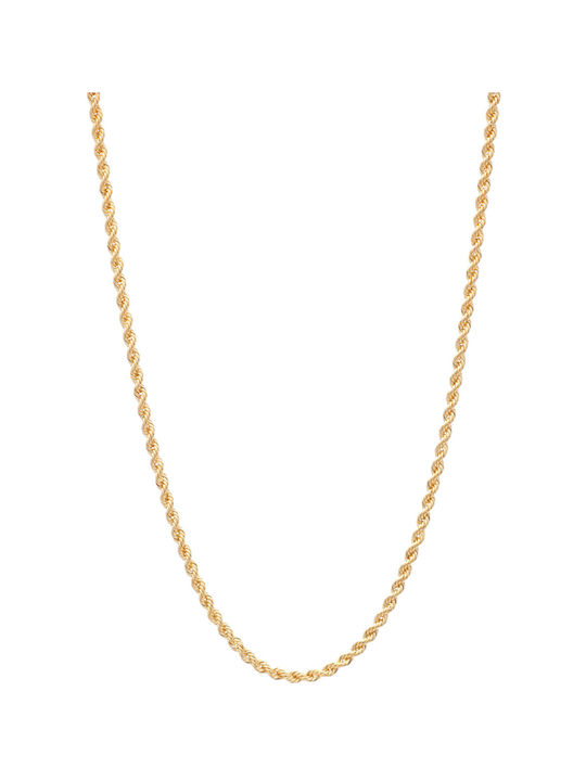 Korifidis Goldene Kette Nacken 14K Länge 45cm