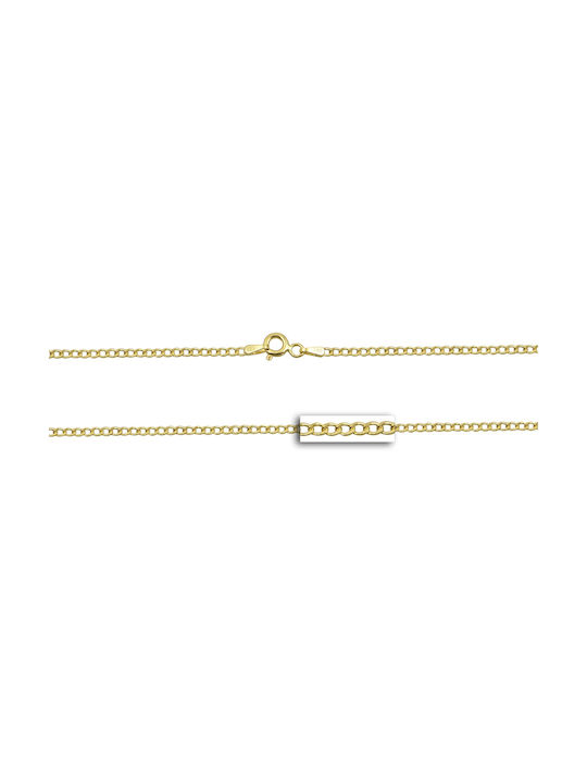 Mv Preziosa Goldene Kette Nacken 14K Länge 55cm