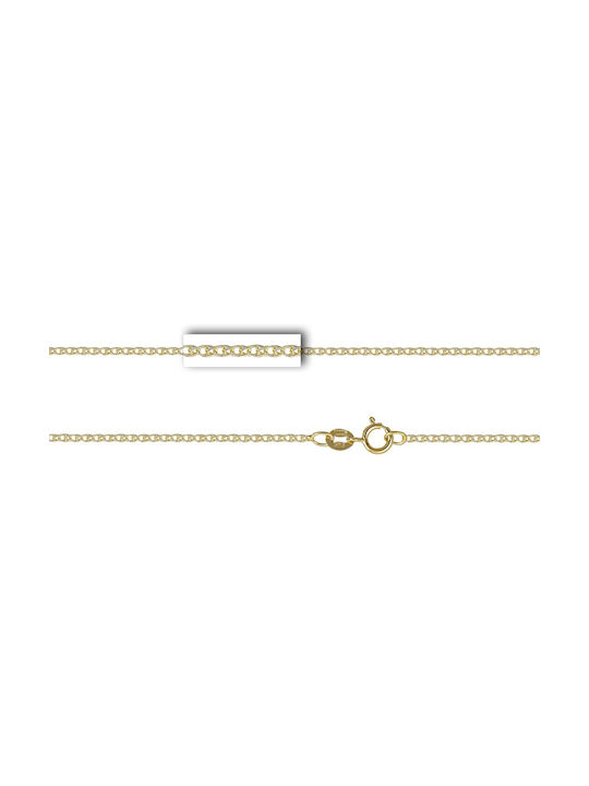 Mv Preziosa Goldene Kette Nacken 14K Länge 60cm