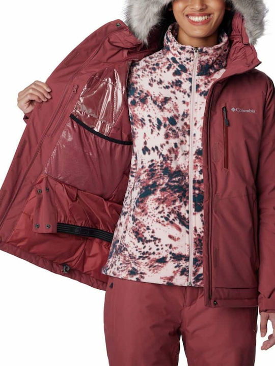 Columbia Alpine Insulated 1910031-679 Women's Ski & Snowboard Jacket Burgundy