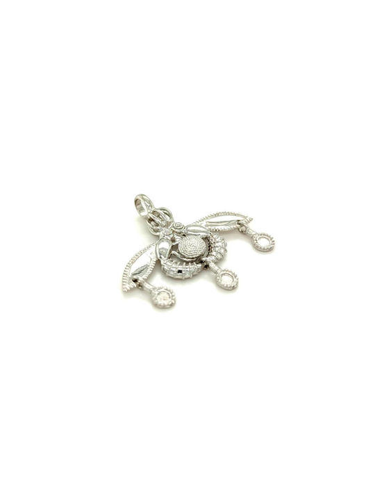 Drandakis Charm from White Gold 14K