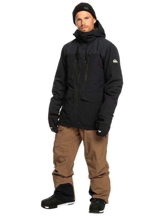 Quiksilver Fairbanks EQYTJ03433-KVJ0 Ανδρικό Μπουφάν για Σκι & Snowboard Μαύρο