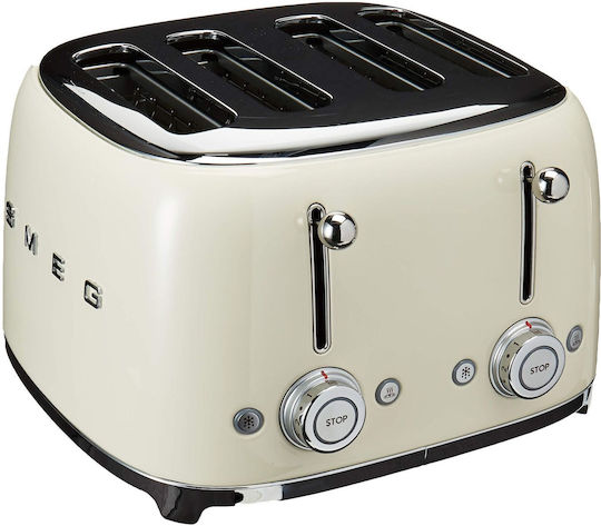 Smeg Toaster 4 Slots 2000W Beige