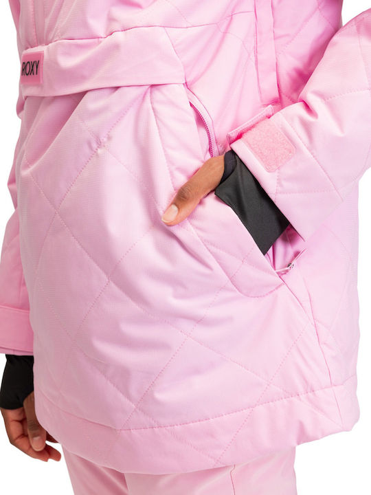 Roxy Radiant Lines ERJTJ03426-MGS0 Γυναικείο Μπουφάν για Σκι & Snowboard Ροζ
