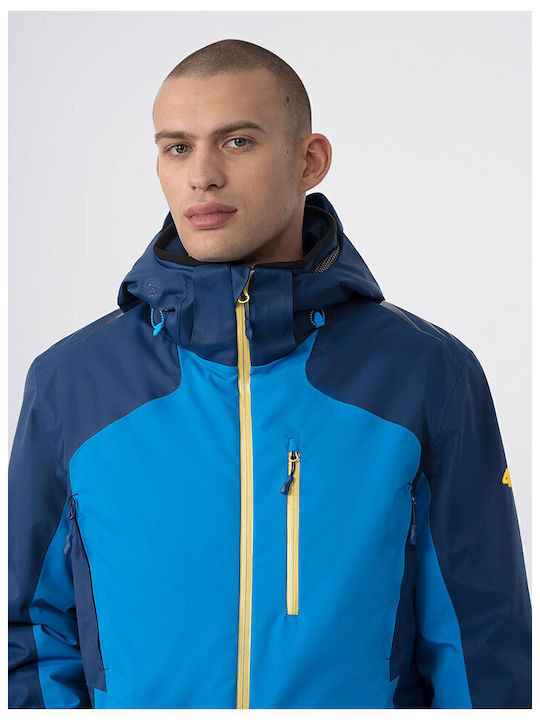 4F Men's Ski & Snowboard Jacket Blue 4FAW23TTJAM283-33S