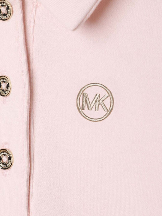 Mädchenkleid Langärmelig Set aus 2 mit Zubehör Rosa