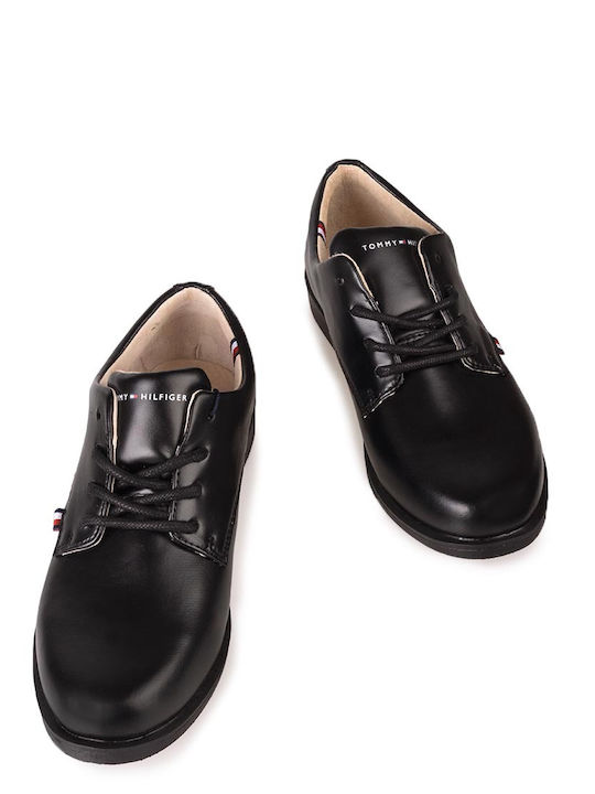 Boys Moccasins with Laces Black