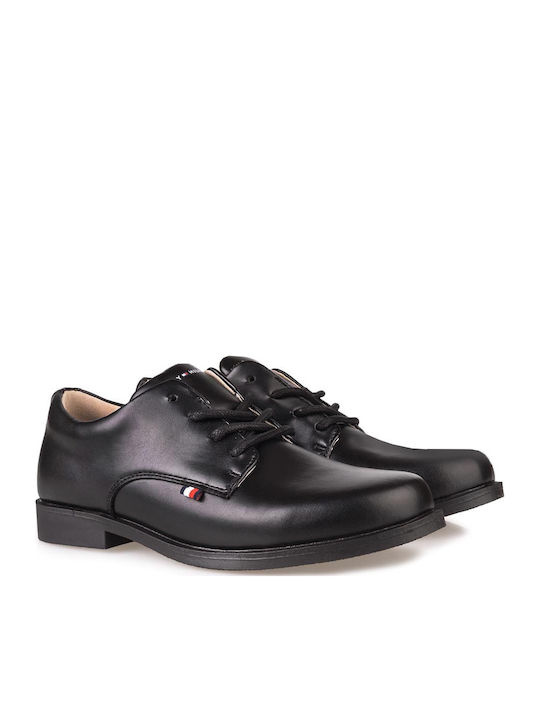 Boys Moccasins with Laces Black