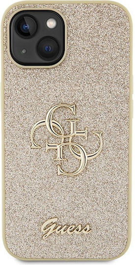 Guess Back Cover Metalic Auriu (iPhone 15)