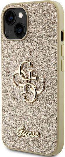 Guess Back Cover Metalic Auriu (iPhone 15)