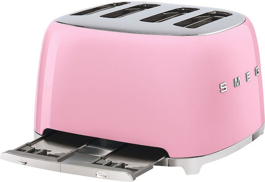 Smeg Toaster 4 Schlitze 2000W Rosa