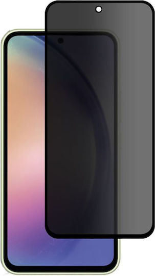Frame 2.5D Пълно лепило Поверителност Закалено стъкло за цялото лице Черен (Galaxy A54)