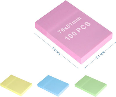 Tpster Post-it Notes Pad Cube Multicolour 7.6x5.1cm