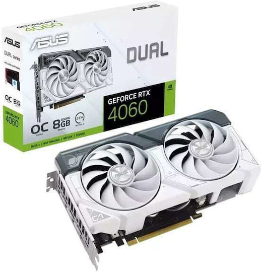 Asus GeForce RTX 4060 8GB GDDR6 Dual OC White Graphics Card