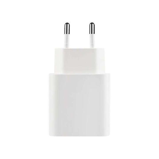 Maxlife Charger Without Cable with USB-C Port 20W Power Delivery Whites (MXTC-06)
