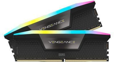 Corsair Vengeance RGB 64GB DDR5 RAM mit 2 Modulen (2x32GB) und Geschwindigkeit 6000 für Schreibtisch