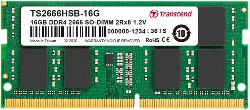 Transcend 16GB DDR4 RAM with 2666 Speed for Laptop