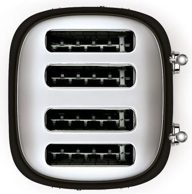 Smeg Φρυγανιέρα 4 Θέσεων 2000W Μαύρη
