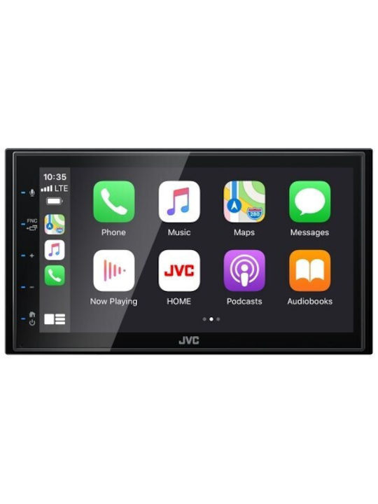 JVC Sistem Audio Auto 2DIN (Bluetooth/USB/WiFi/GPS/Apple-Carplay/Android-Auto/Partitură) cu Ecran Tactil 6.8"