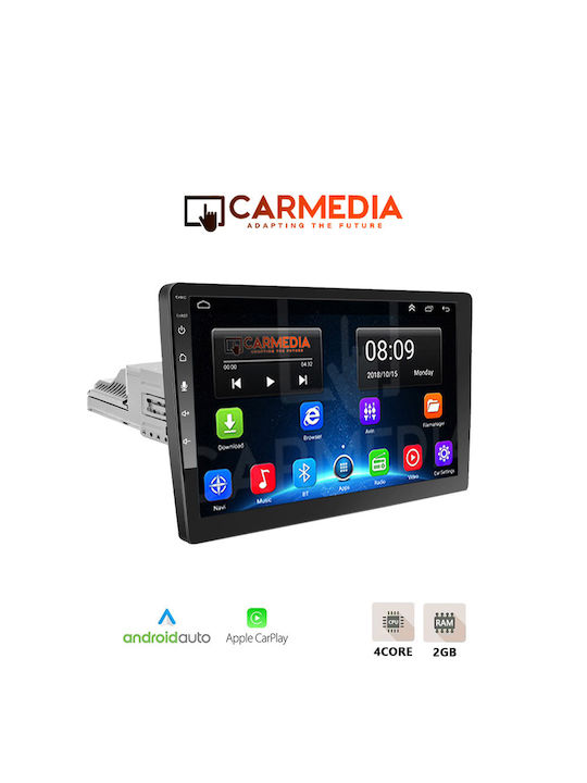 Carmedia Car Audio System 2DIN (Bluetooth/USB/AUX/WiFi/GPS/Apple-Carplay/Android-Auto) with Touch Screen 9"