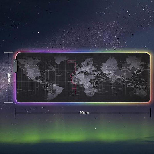 Renew Force Gaming Mouse Pad XXL (900mm) με RGB Φωτισμό μέσω USB Μαύρο