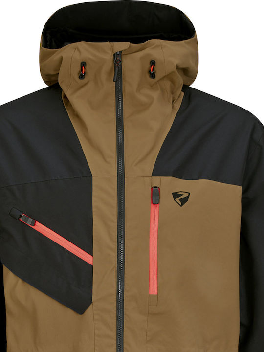 Ziener 224213-12366 Ανδρικό Μπουφάν για Σκι & Snowboard Μαύρο