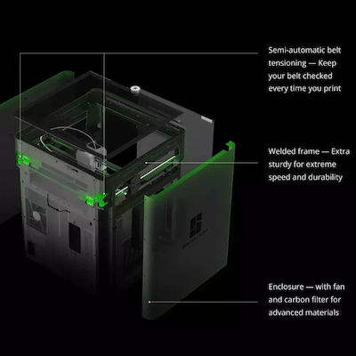 Bambu Lab Standalone 3D Printer with Wi-Fi Connection and Card Reader