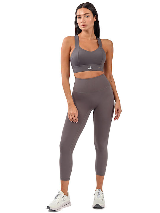 Energy Frauen Gekürzt Leggings Gray