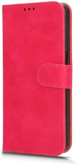 Skin Feel Wallet Ροζ (Moto G13)