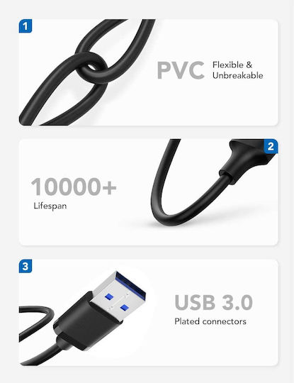 KIWI Design Ъглов HDMI Кабел HDMI Мъжки - HDMI Мъжки 3м Черен