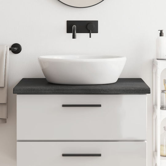 vidaXL Countertop without Sink L80xW60xH4cm Gray