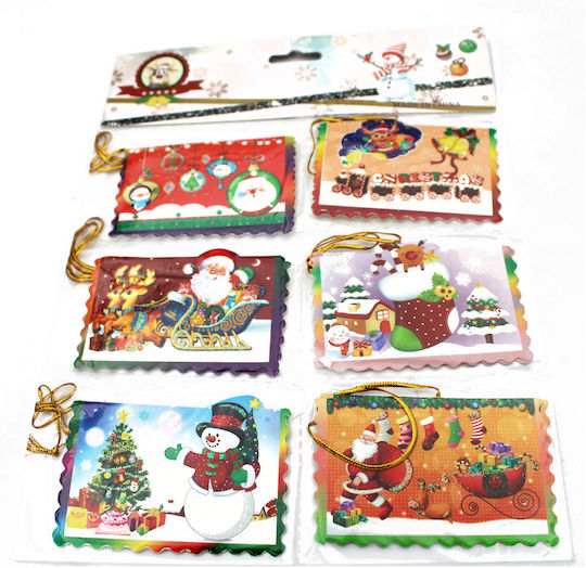 Greeting Cards Christmas 5.5x7.5cm 12pcs