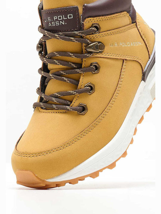 U.S. Polo Assn. Kids Boots with Lace Yellow