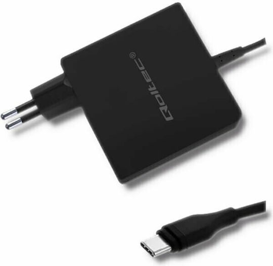 Qoltec USB-C Universal Laptop-Ladegerät 90W 20.3V 4.5A mit Netzteiladapter
