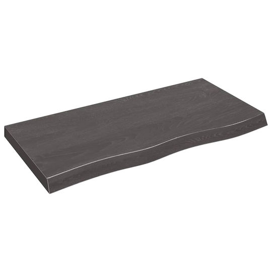 vidaXL Countertop without Sink L100xW50xH6cm Dark Grey