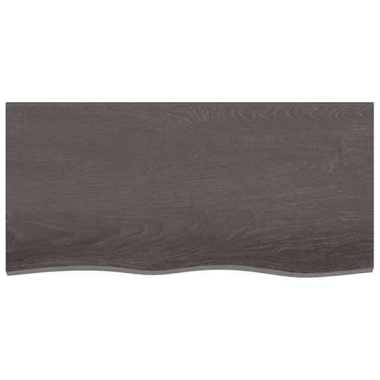 vidaXL Countertop without Sink L100xW50xH6cm Dark Grey