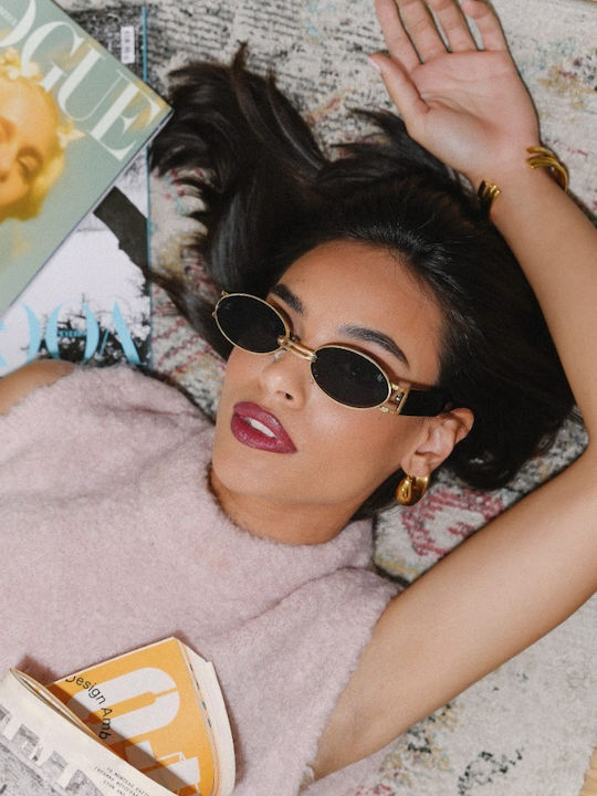 AV Sunglasses Paloma Γυαλιά Ηλίου Χρυσά με Μεταλλικό Σκελετό