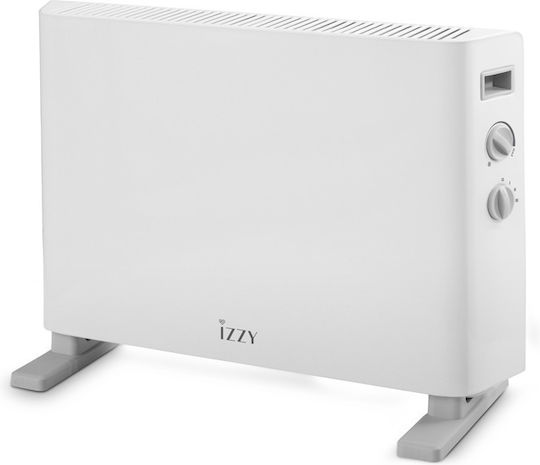 Izzy Convector Heater Floor 2000W with Electronic Thermostat 43.1x57cm White