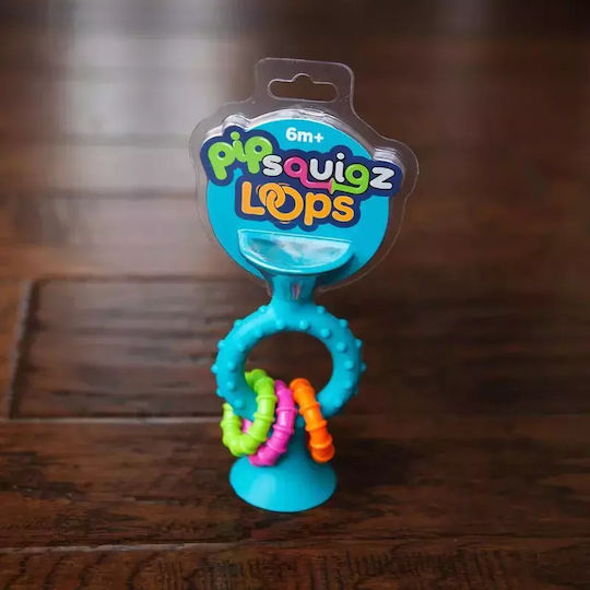 Fat Brain Toys Βρεφικό Παιχνίδι Pipsquigz από Σιλικόνη με Ήχους για 6+ Μηνών
