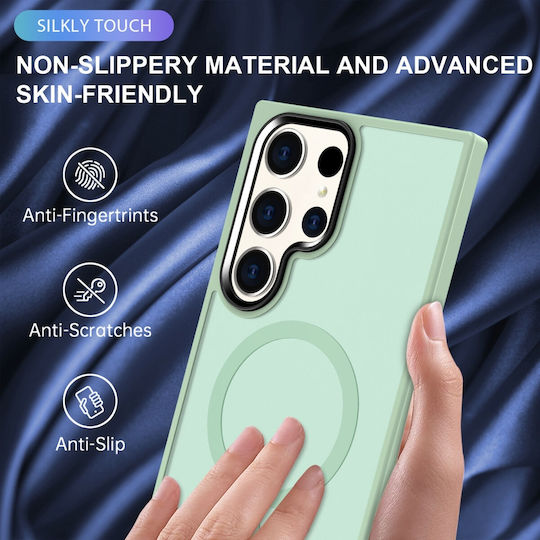 HappyCase Back Cover Πλαστικό Πράσινο (Galaxy S23 Ultra)